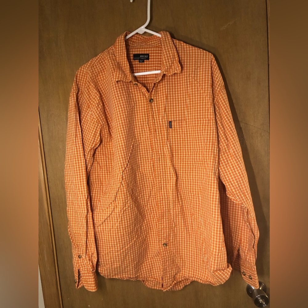 BKE 67 Buckle Button Up Shirt Men's Size XXL Large Plaid Long Sleeve